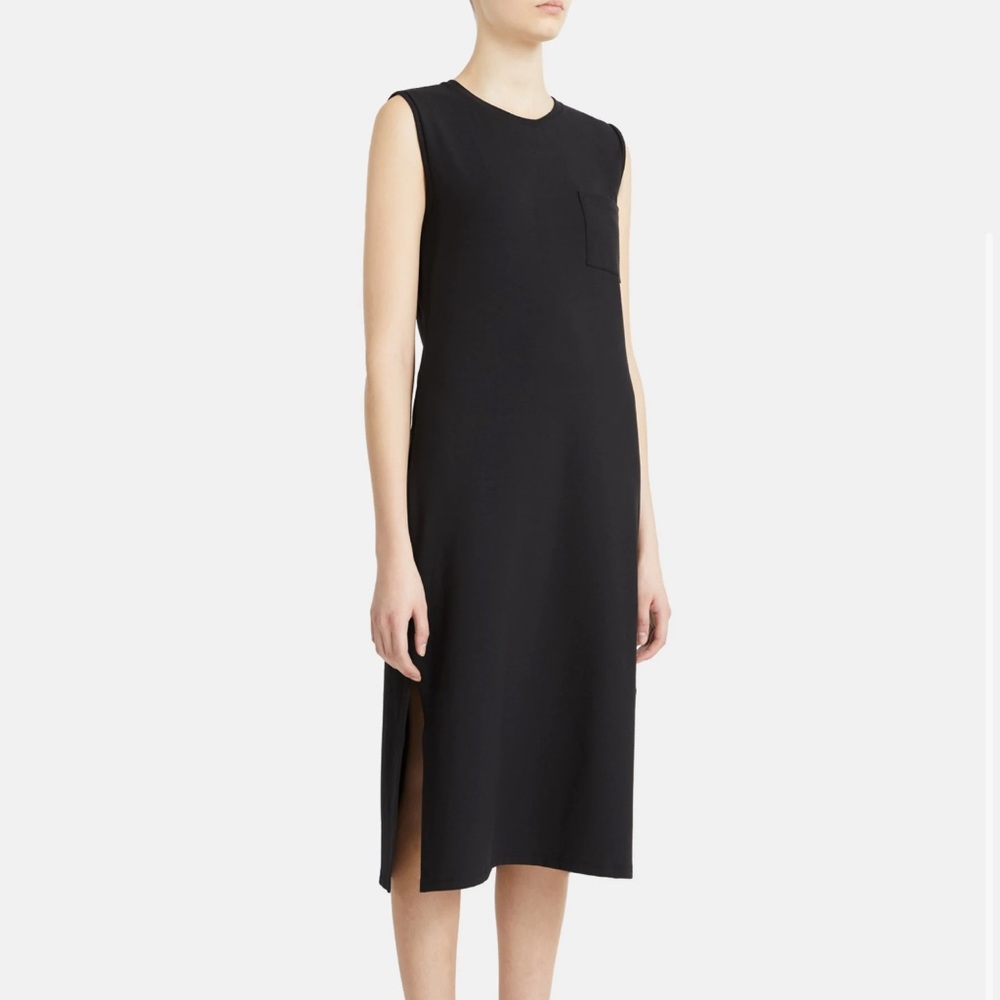 Theory Muscle T-Shirt Dress in Stretch Cotton - worn once